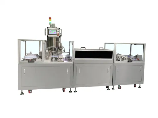 Linea di produzione automatica della riempitrice per supposte ad alta velocità per prodotti farmaceutici